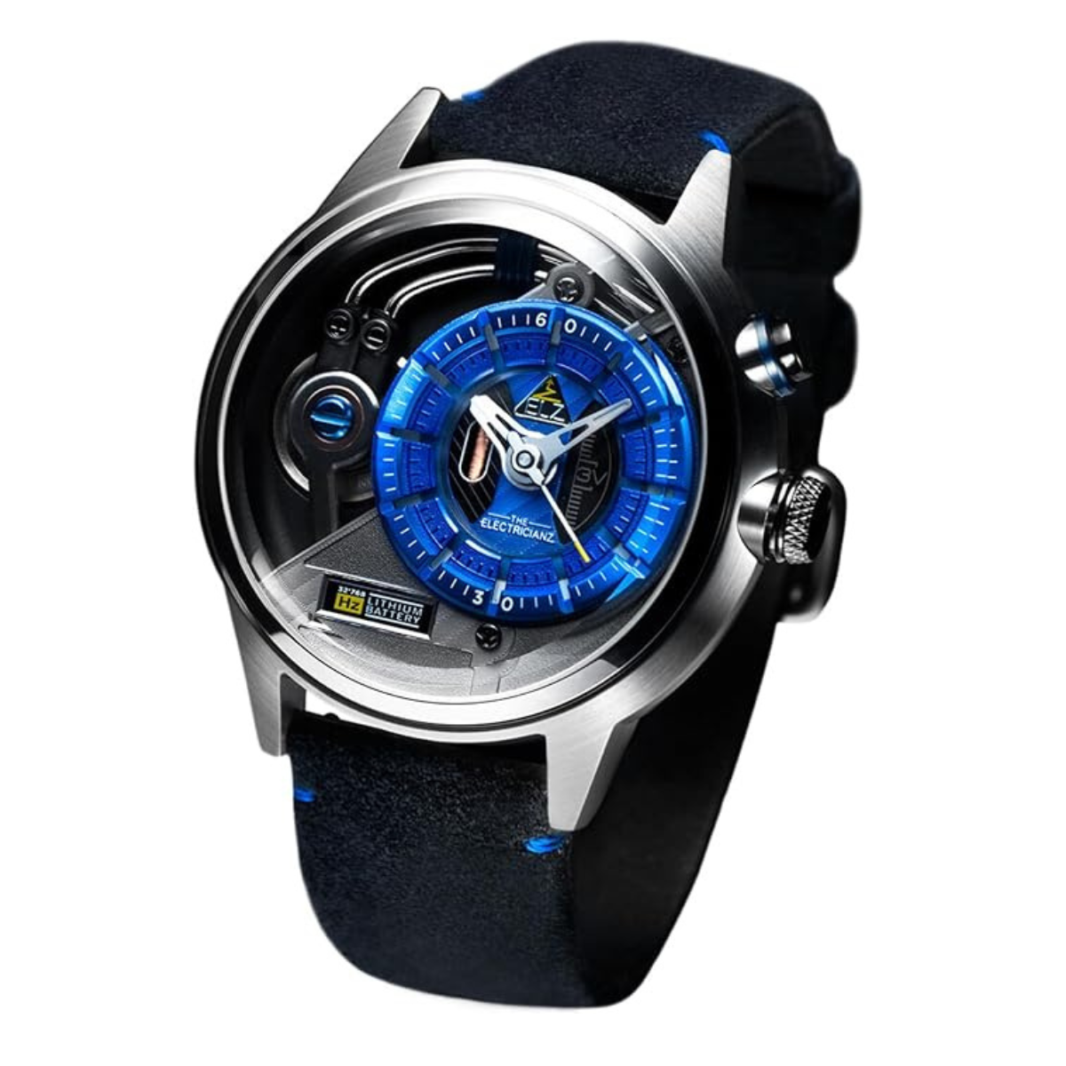 The ELECTRICIANZ Stone Z 45mm Leather - Red Army Watches