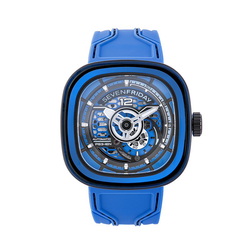Shop SEVENFRIDAY PS3 04 BLUE CARBON Red Army Watches Malaysia