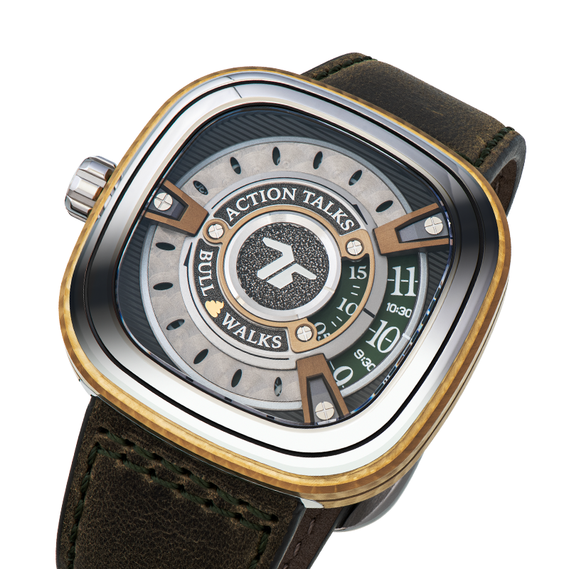 SEVENFRIDAY M2/05 "ACTION TALKS" - Red Army Watches