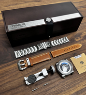 TACS Automatic Vintage Lens II - Vintage Brown A with Boxset - Red Army Watches