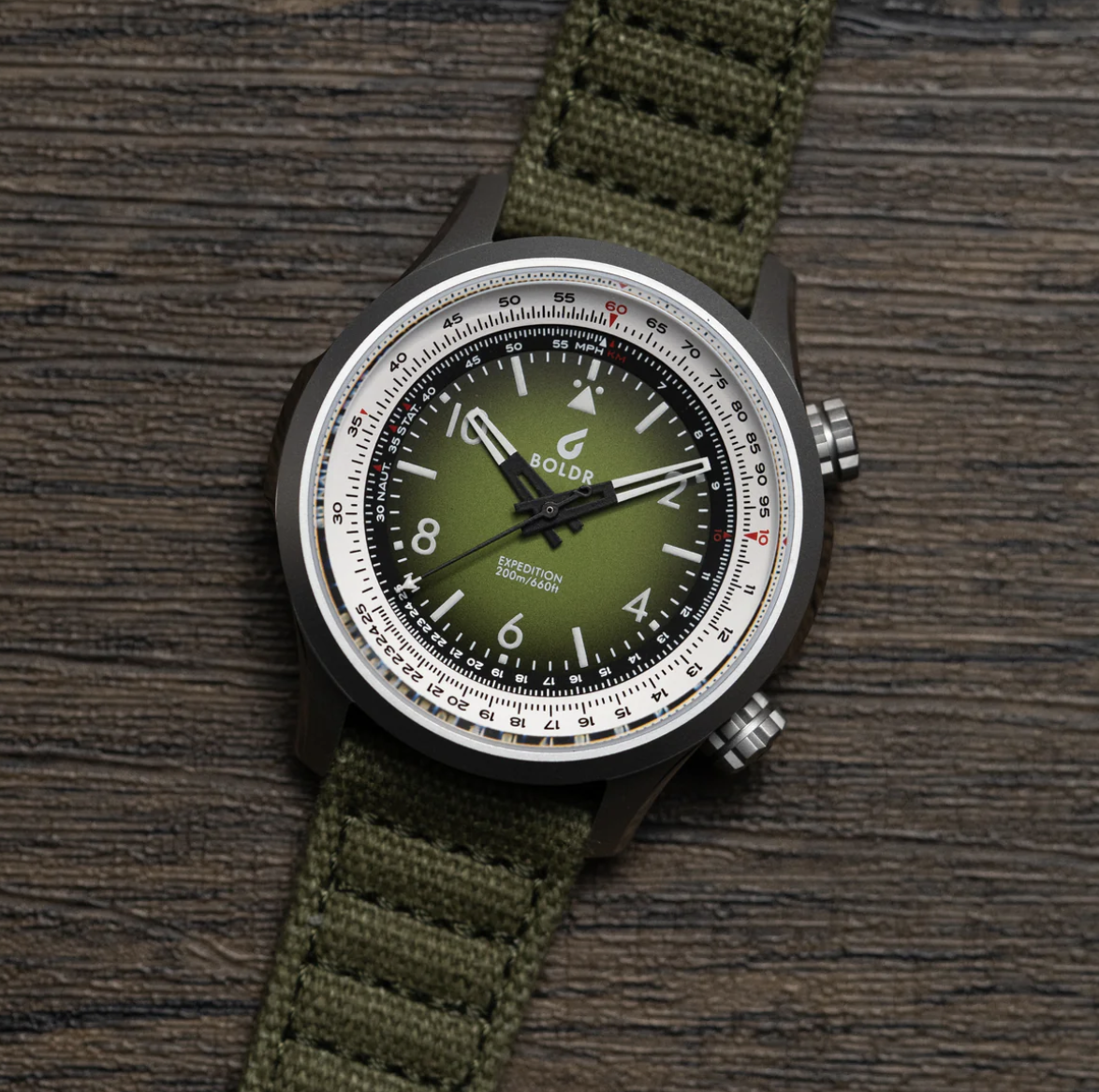 BOLDR Expedition Enigmath Sinharaja - Red Army Watches
