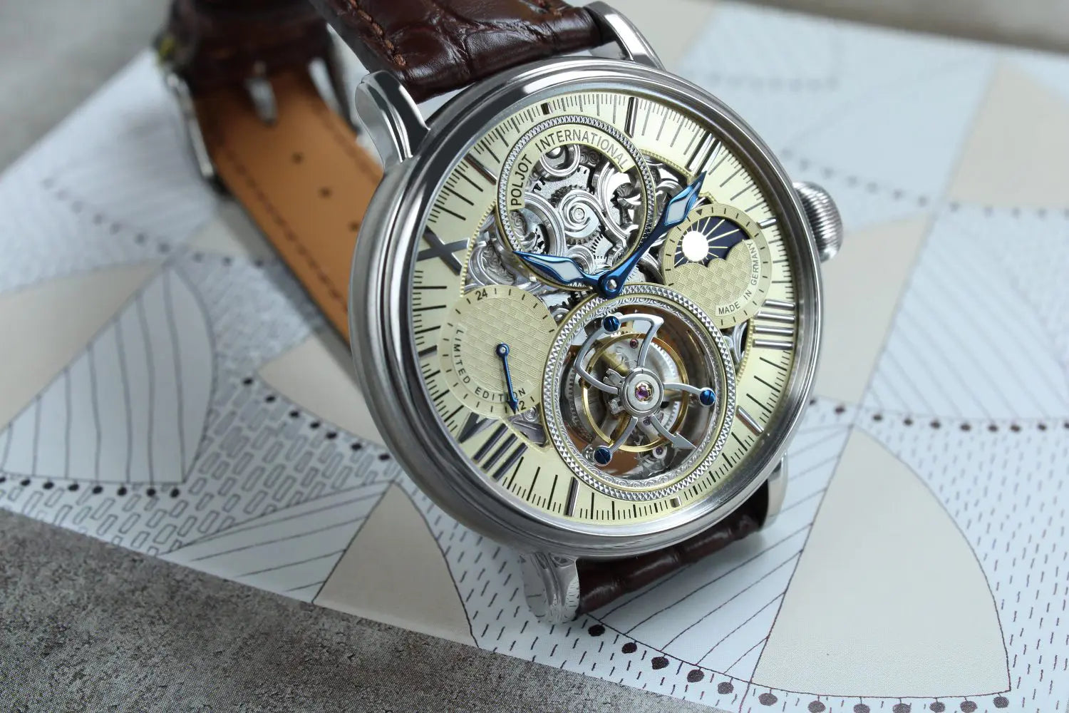 POLJOT INTERNATIONAL Tourbillon Osem 3360.T88-C - Red Army Watches