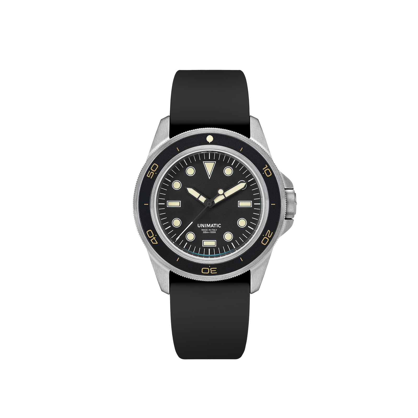 UNIMATIC U1-DHB Black Heritage Diver - Red Army Watches