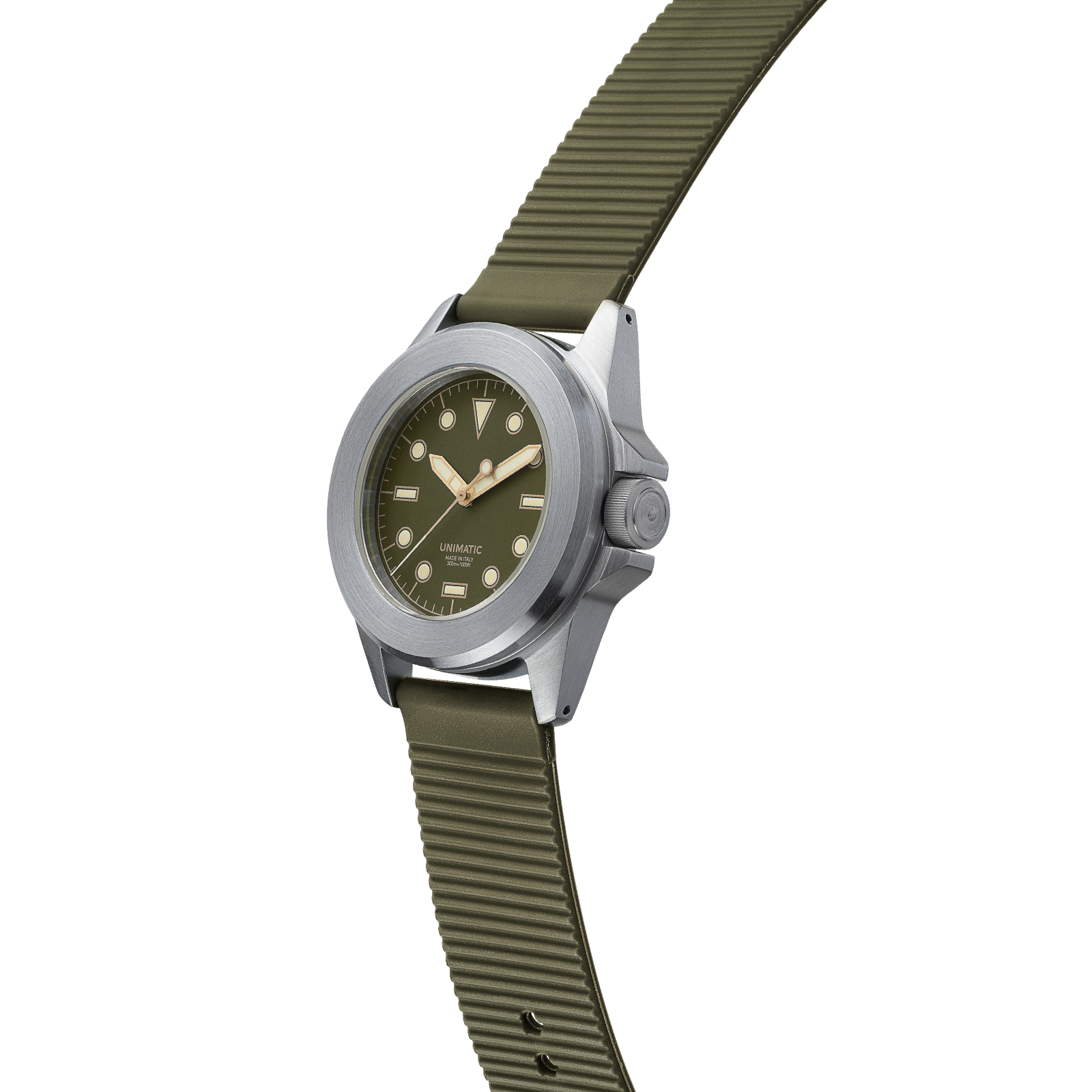 UNIMATIC U4S-8O OLIVE SPECIAL EDITION - Red Army Watches