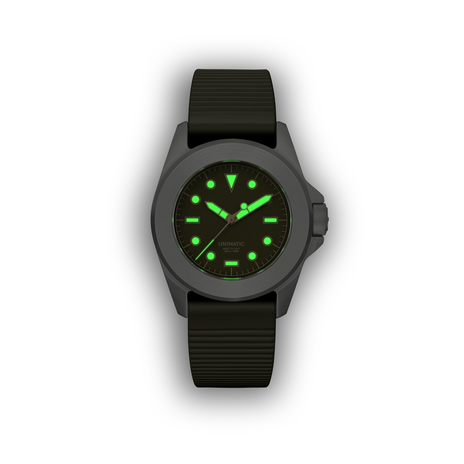 UNIMATIC U4S-8O OLIVE SPECIAL EDITION - Red Army Watches
