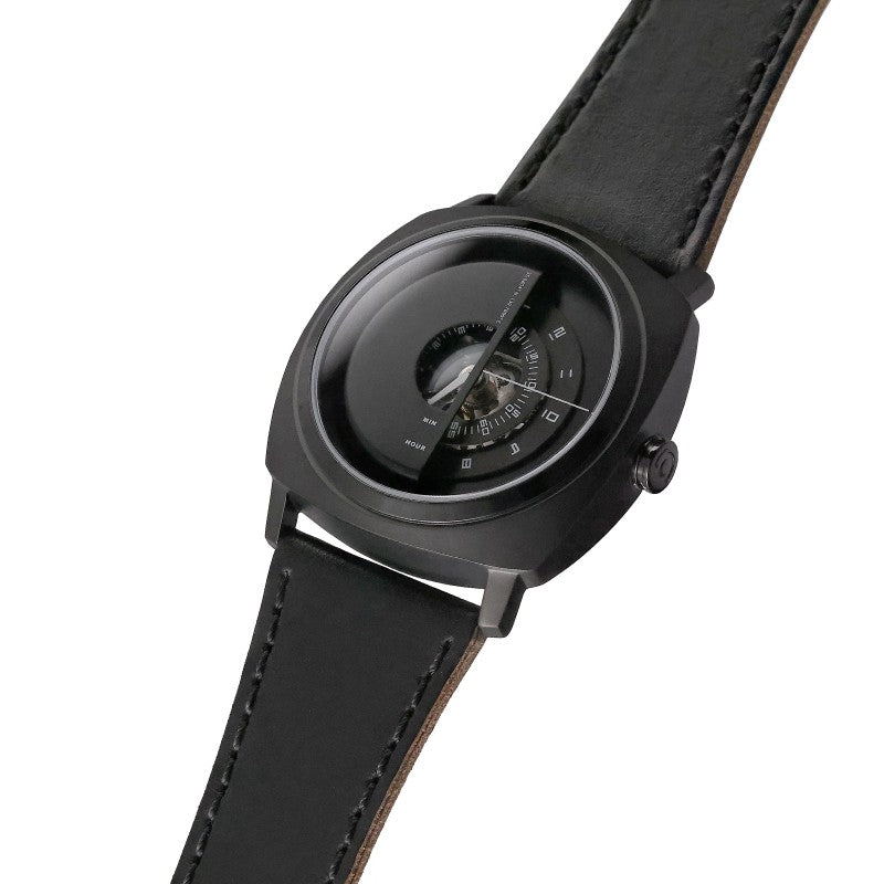 TACS AUTOMATIC MASK PLAYER WATCH (BLACK PHANTOM) TS2101A - Red Army Watches