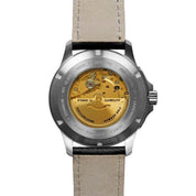 BAUHAUS AVIATION AUTOMATIC DAY-DATE WITH LEATHER STRAP - Red Army Watches