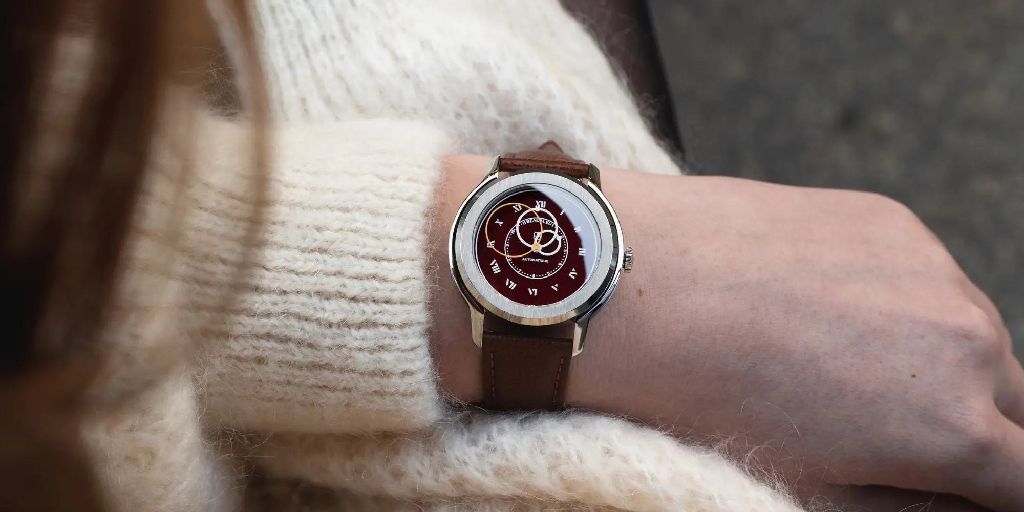 BEAUBLEU Vitruve Origine Cognac - Red Army Watches