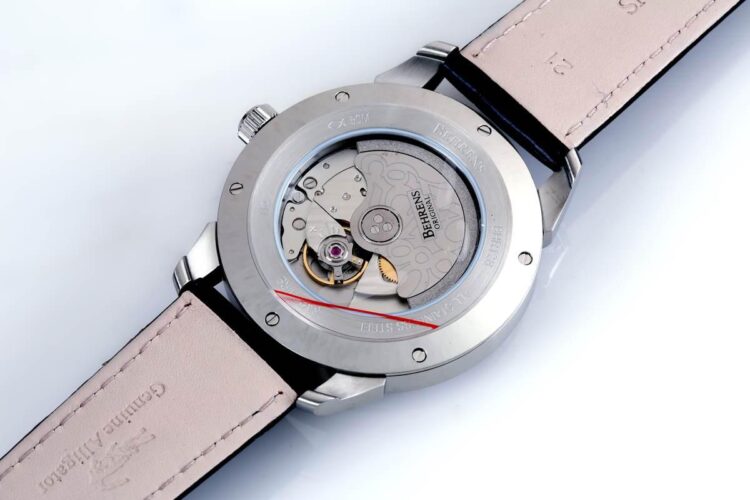 BEHRENS "SPACE TRAVELLER" AUTOMATIC BLACK FUME - Red Army Watches