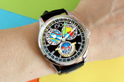 ALEXANDER SHOROKHOFF Full Calendar Cadamomo Black - Red Army Watches