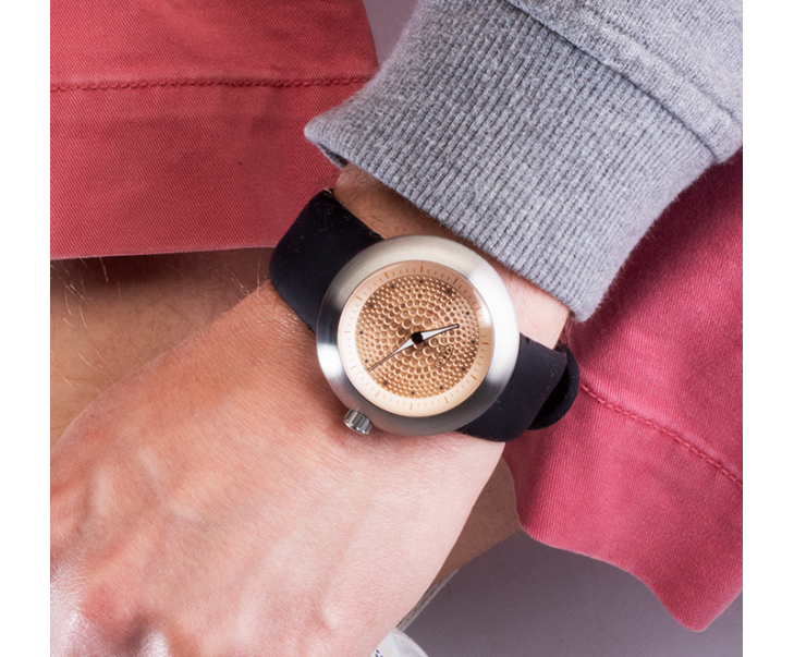 IKEPOD Duopod Gold Dots 003 - Red Army Watches