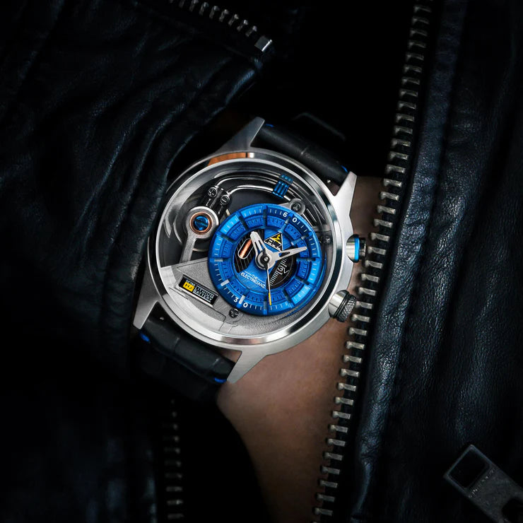 The ELECTRICIANZ Stone Z 45mm Leather - Red Army Watches