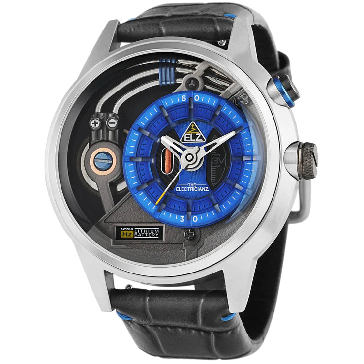 The ELECTRICIANZ Stone Z 45mm Leather - Red Army Watches