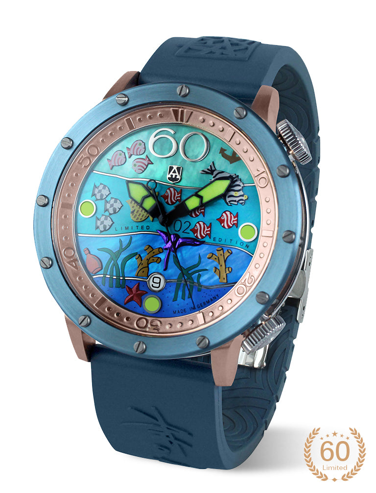 ALEXANDER SHOROKHOFF Flensi Blue - Red Army Watches