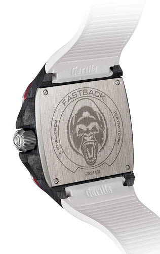 GORILLA Fastback Carbon RS White V.1 - Red Army Watches