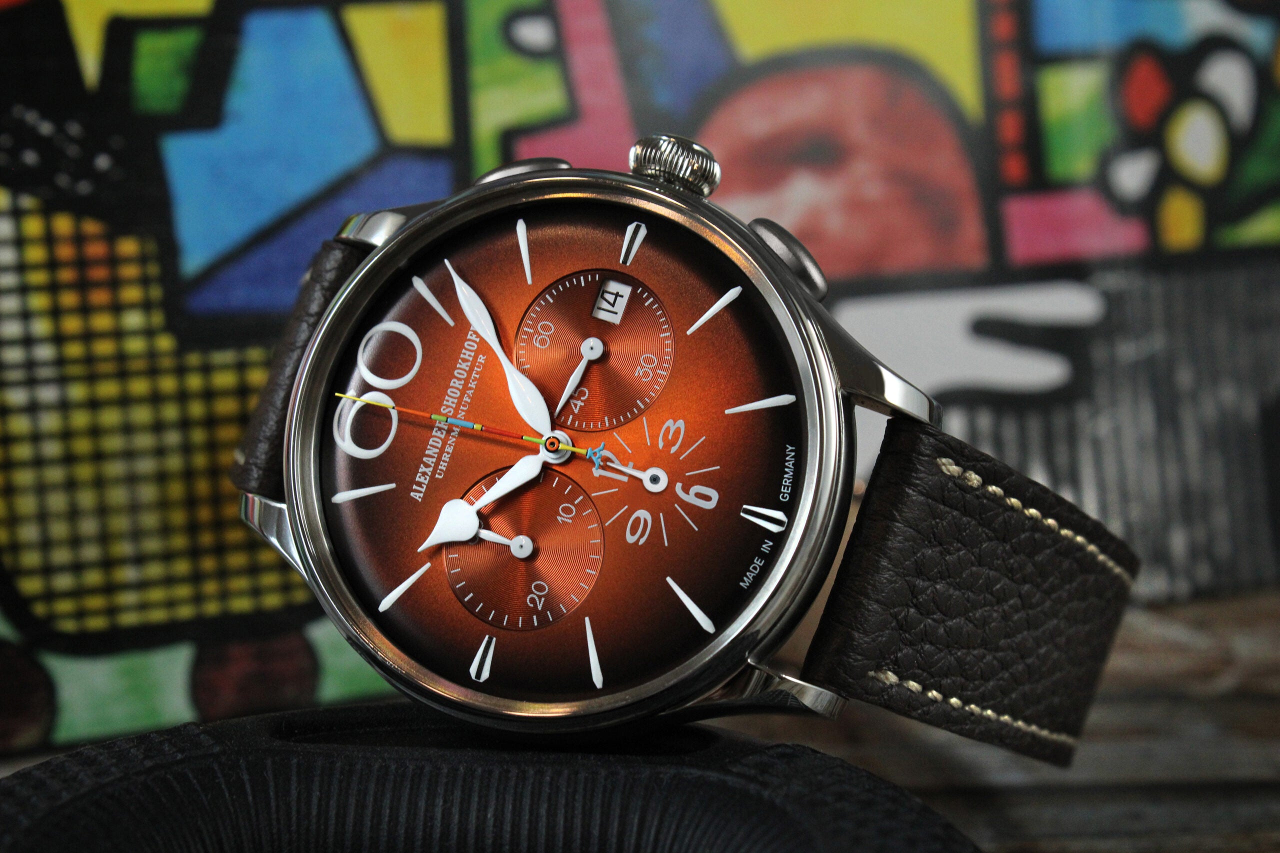 ALEXANDER SHOROKHOFF Happy Second Orange - Red Army Watches