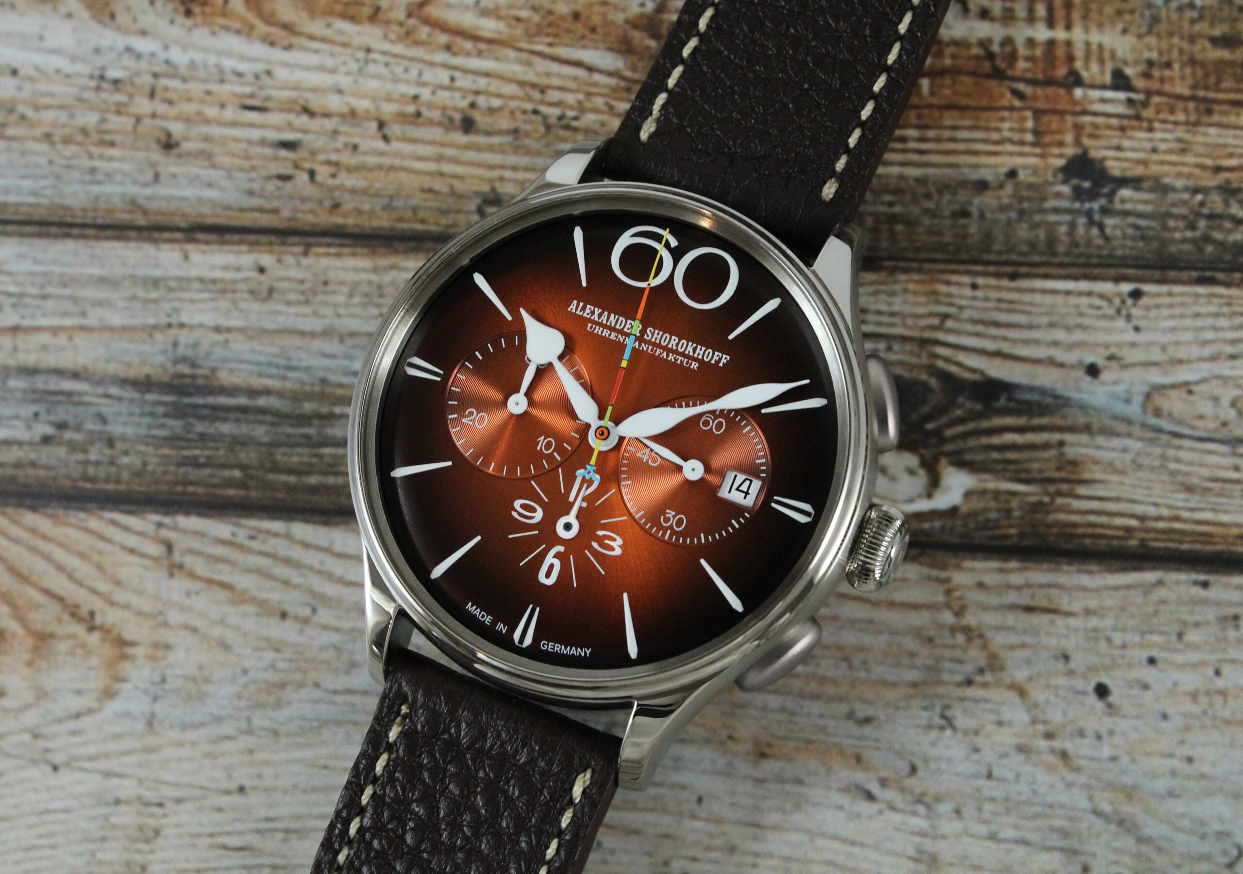 ALEXANDER SHOROKHOFF Happy Second Orange - Red Army Watches
