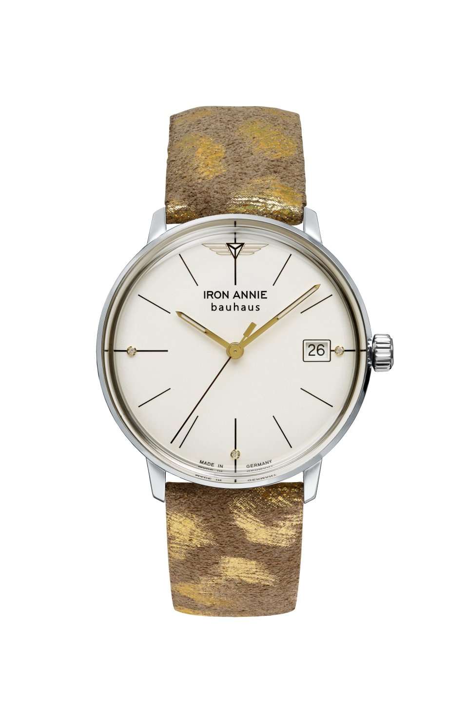 IRON ANNIE LADIES' QUARTZ WATCH WITH DATE AND LEATHER STRAP - Red Army Watches
