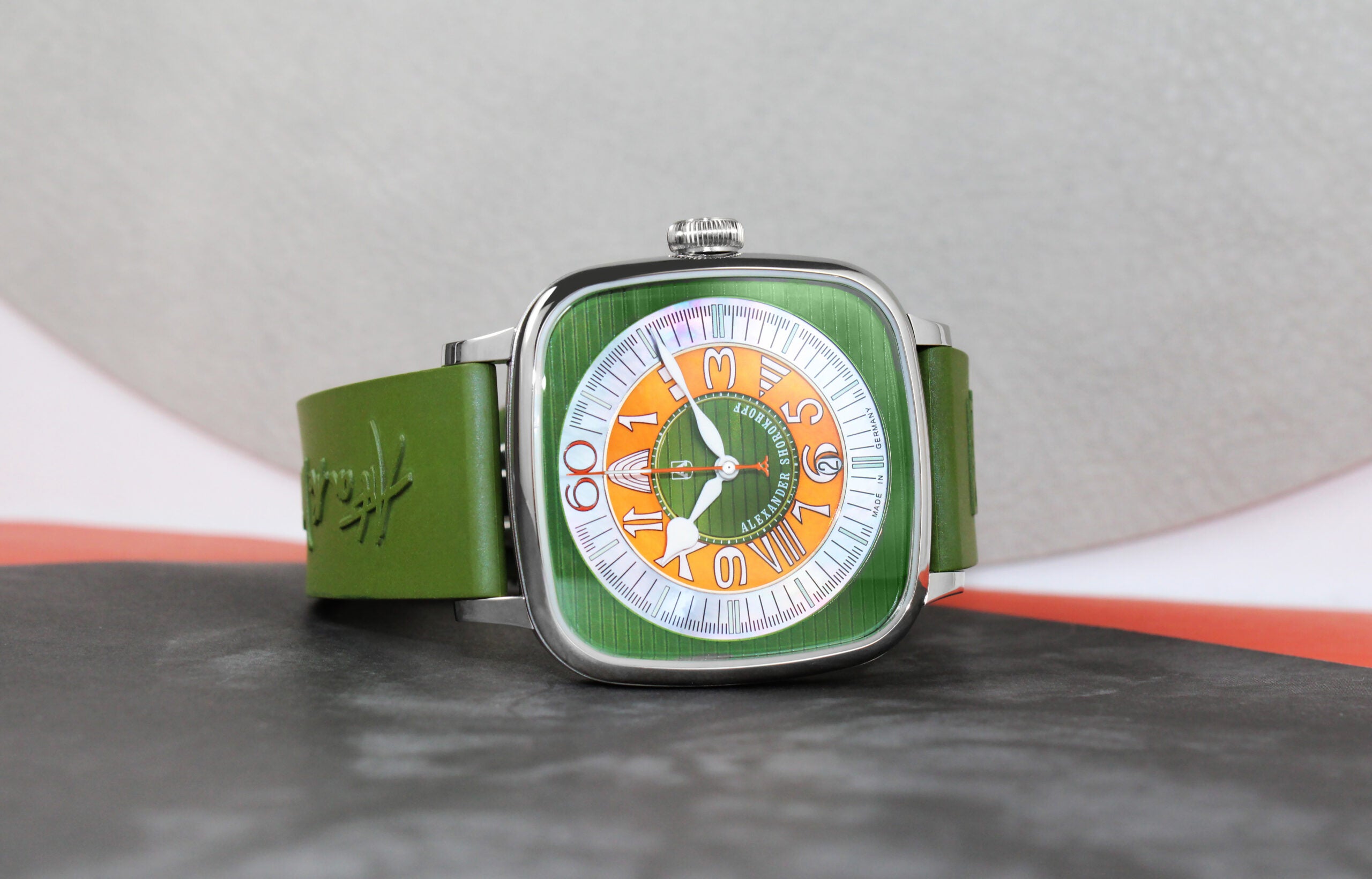 ALEXANDER SHOROKHOFF Kandy Sport Unique Green - Red Army Watches