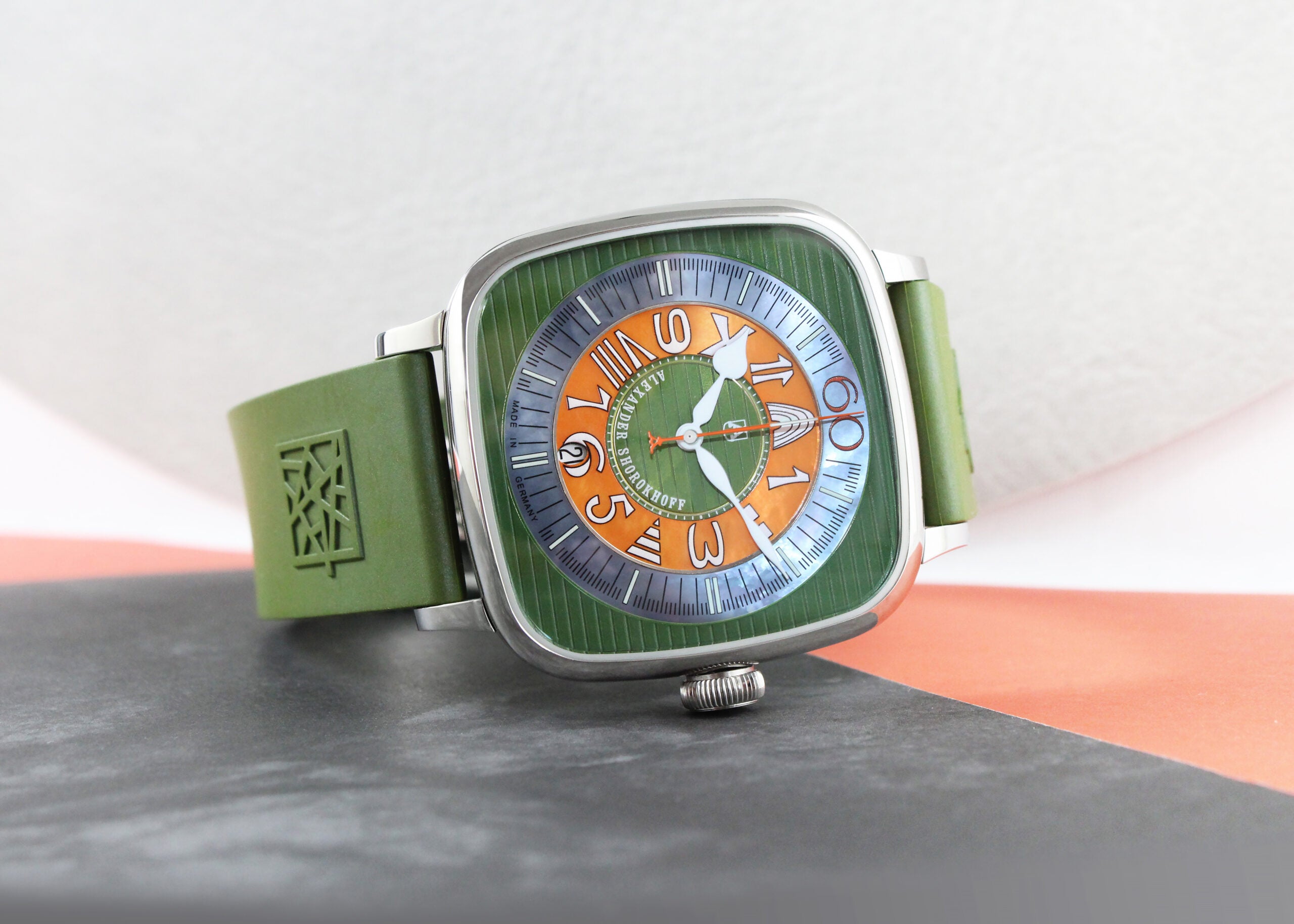 ALEXANDER SHOROKHOFF Kandy Sport Unique Green - Red Army Watches