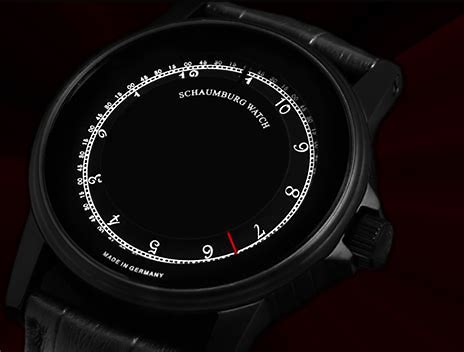 SCHAUMBURG Disk Mystic PVD - Red Army Watches