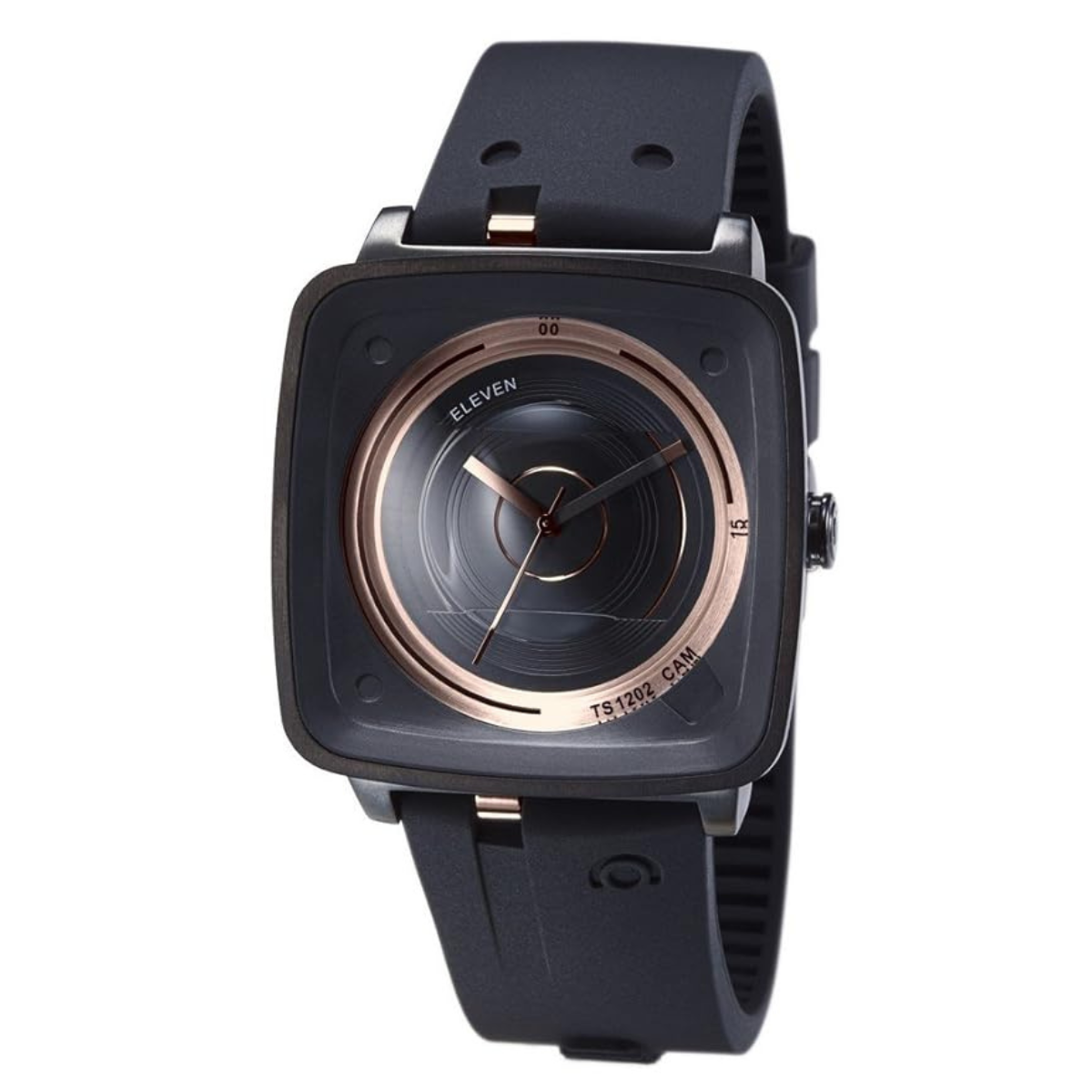 TACS T-CAM WATCH (BLACK RG) TS1202B - Red Army Watches