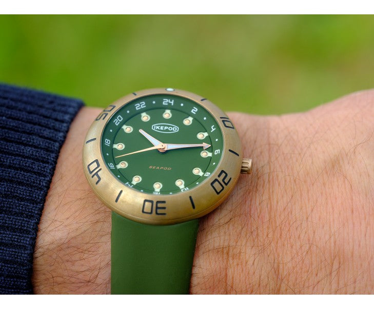 IKEPOD Seapod S006 Bronze Yves - Red Army Watches