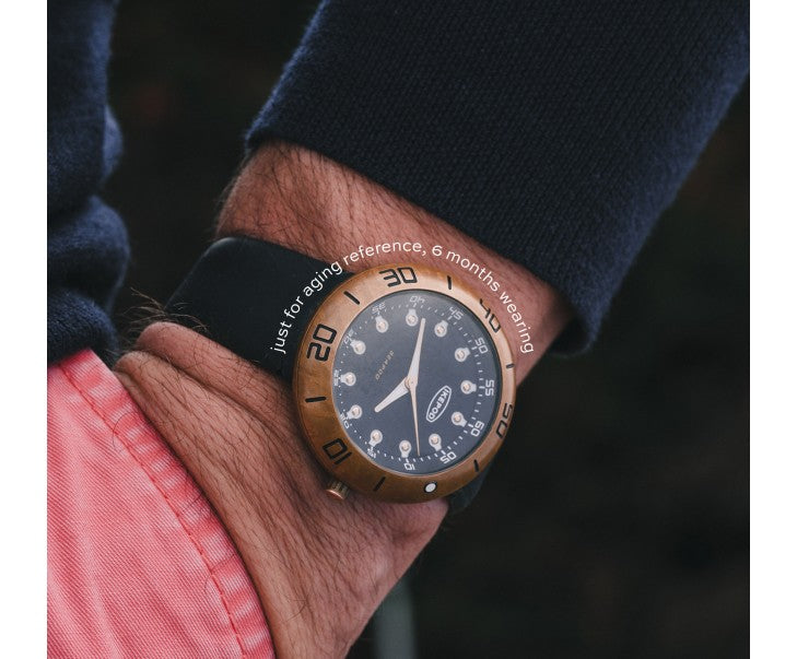 IKEPOD Seapod S005 Bronze Evan - Red Army Watches