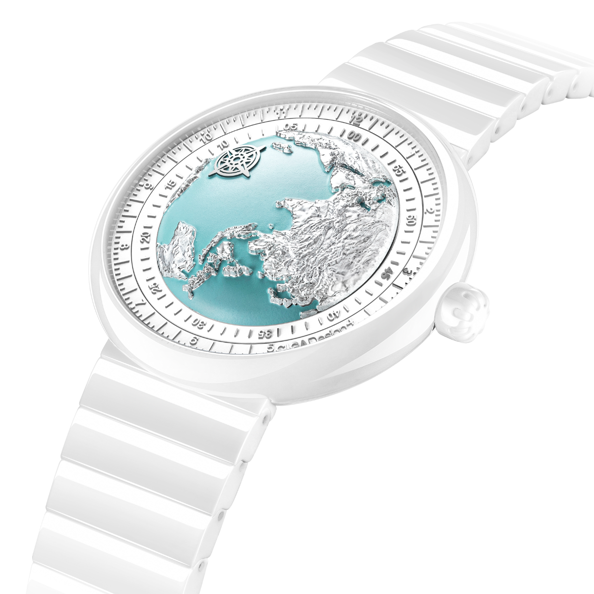 CIGA Design U-Series Blue Planet Ceramic Watch- Ice Age - Red Army Watches