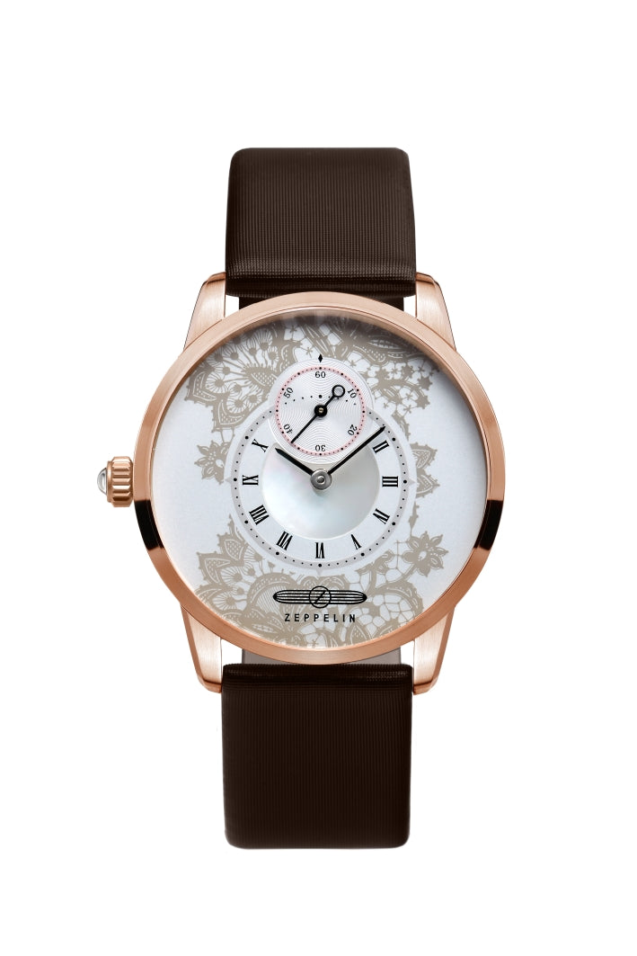 ZEPPELIN VIKTORIA LUISE SILVER MOTHER OF PEARL QUARTZ 7331-5 - Red Army Watches