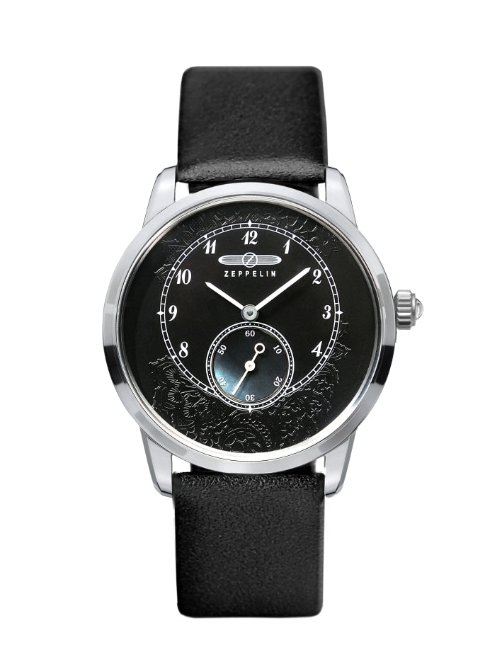 ZEPPELIN VIKTORIA LUISE BLACK MOTHER OF PEARL QUARTZ 7333-2 - Red Army Watches