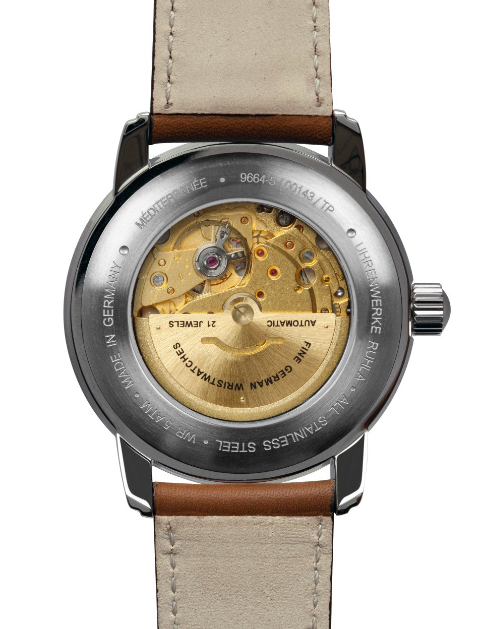 ZEPPELIN MEDITERANEE CHAMPAGNE BEIGE DIAL DAY-DATE AUTOMATIC 9664-5 - Red Army Watches