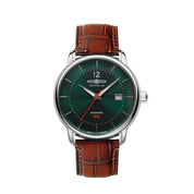 ZEPPELIN MEN'S AUTOMATIC WATCH WITH 60H POWER RESERVE AND LEATHER STRAP - Red Army Watches