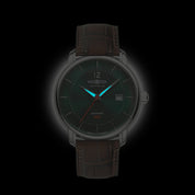 ZEPPELIN MEN'S AUTOMATIC WATCH WITH 60H POWER RESERVE AND LEATHER STRAP - Red Army Watches