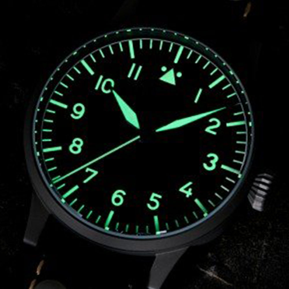 LACO PILOT WATCH ORIGINAL MEMMINGEN 42 MM HANDWINDING - Red Army Watches