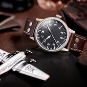 LACO PILOT WATCH ORIGINAL MÜNSTER 42 MM AUTOMATIC - Red Army Watches