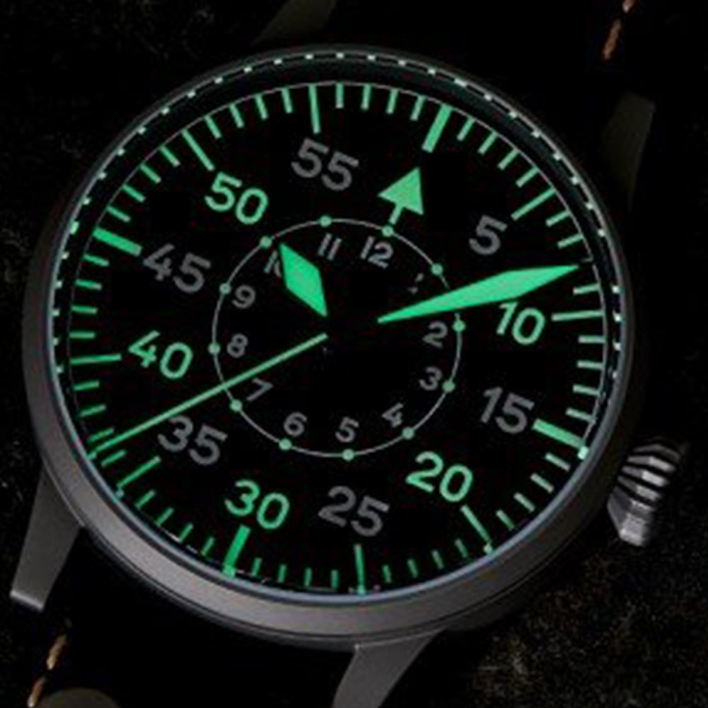 LACO PILOT WATCH ORIGINAL PADERBORN 42 MM AUTOMATIC - Red Army Watches