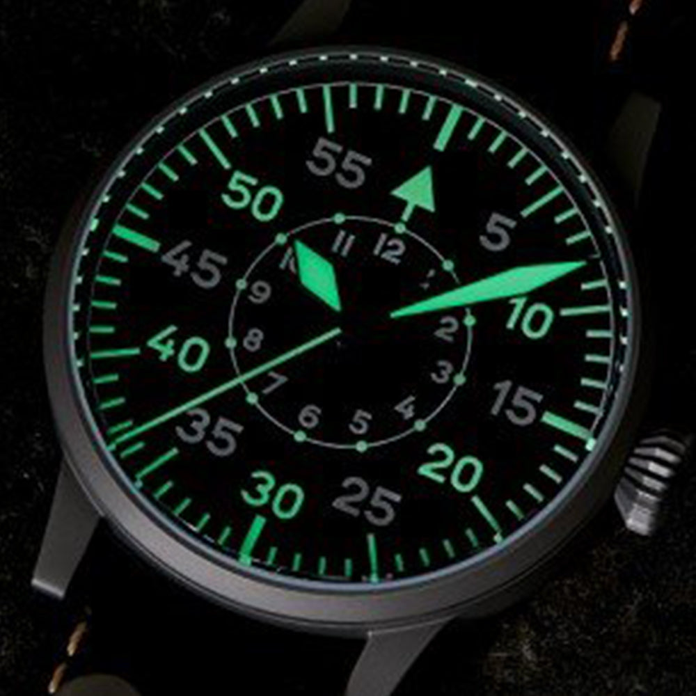 LACO PILOT WATCH ORIGINAL KEMPTEN 39 MM HANDWINDING - Red Army Watches