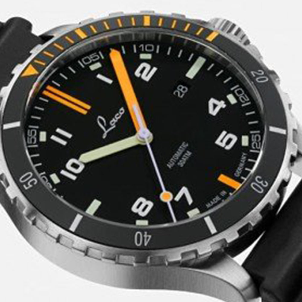 LACO SPORT WATCHES MOJAVE 42 MM AUTOMATIC - Red Army Watches