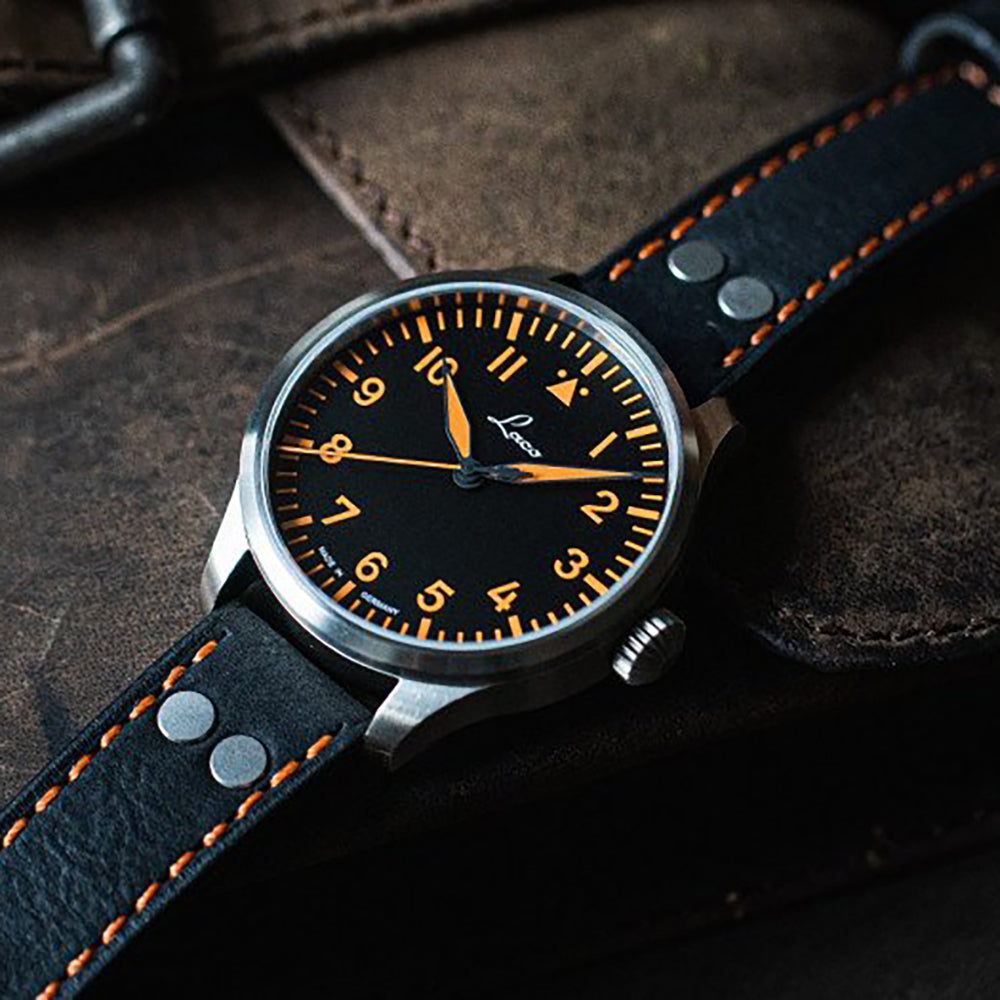 LACO PILOT WATCHES BASIC NEAPEL 39 MM AUTOMATIC - Red Army Watches
