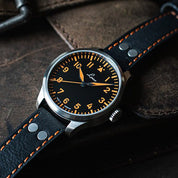 LACO PILOT WATCHES BASIC NEAPEL 39 MM AUTOMATIC - Red Army Watches