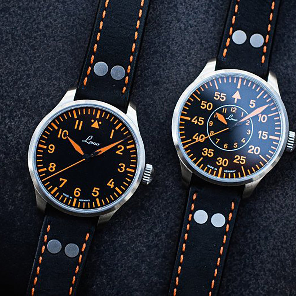 LACO PILOT WATCHES BASIC NEAPEL 39 MM AUTOMATIC - Red Army Watches