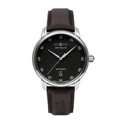 ZEPPELIN MEN'S AUTOMATIC WATCH WITH DATE AND LEATHER STRAP - Red Army Watches