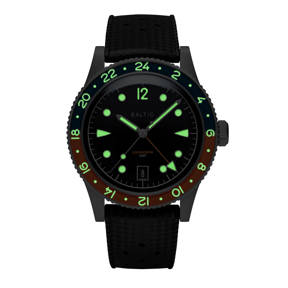 BALTIC AQUASCAPHE GMT ORANGE - Red Army Watches