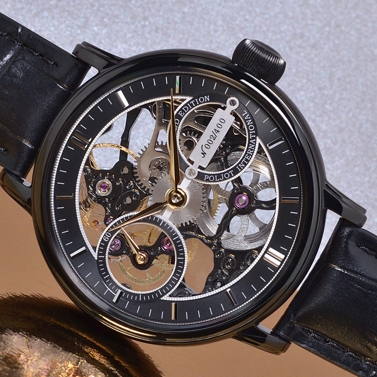 POLJOT INTERNATIONAL Skeleton Nicolai II 9211.1940216 - Red Army Watches
