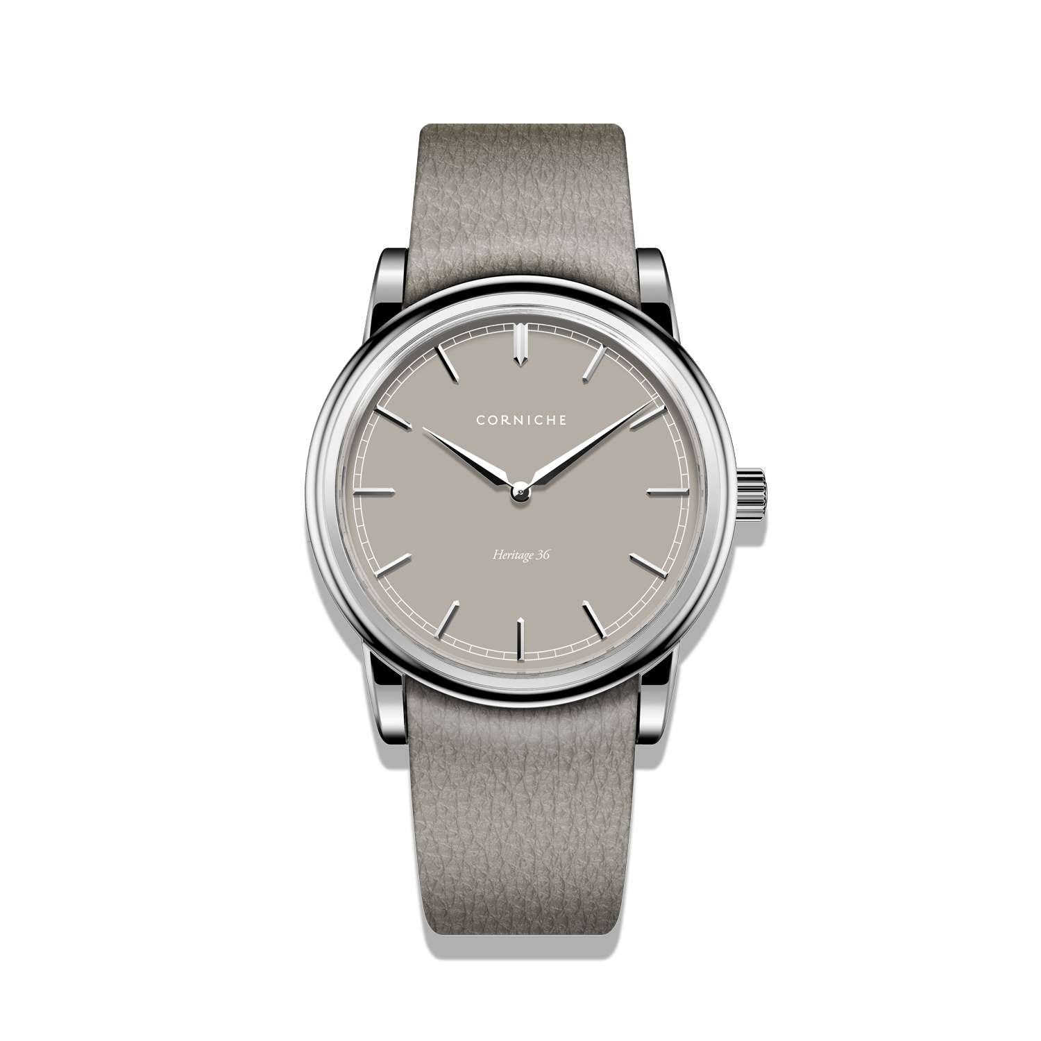 CORNICHE Heritage 36 Taupe Dial Stainless Steel Red Army Watches