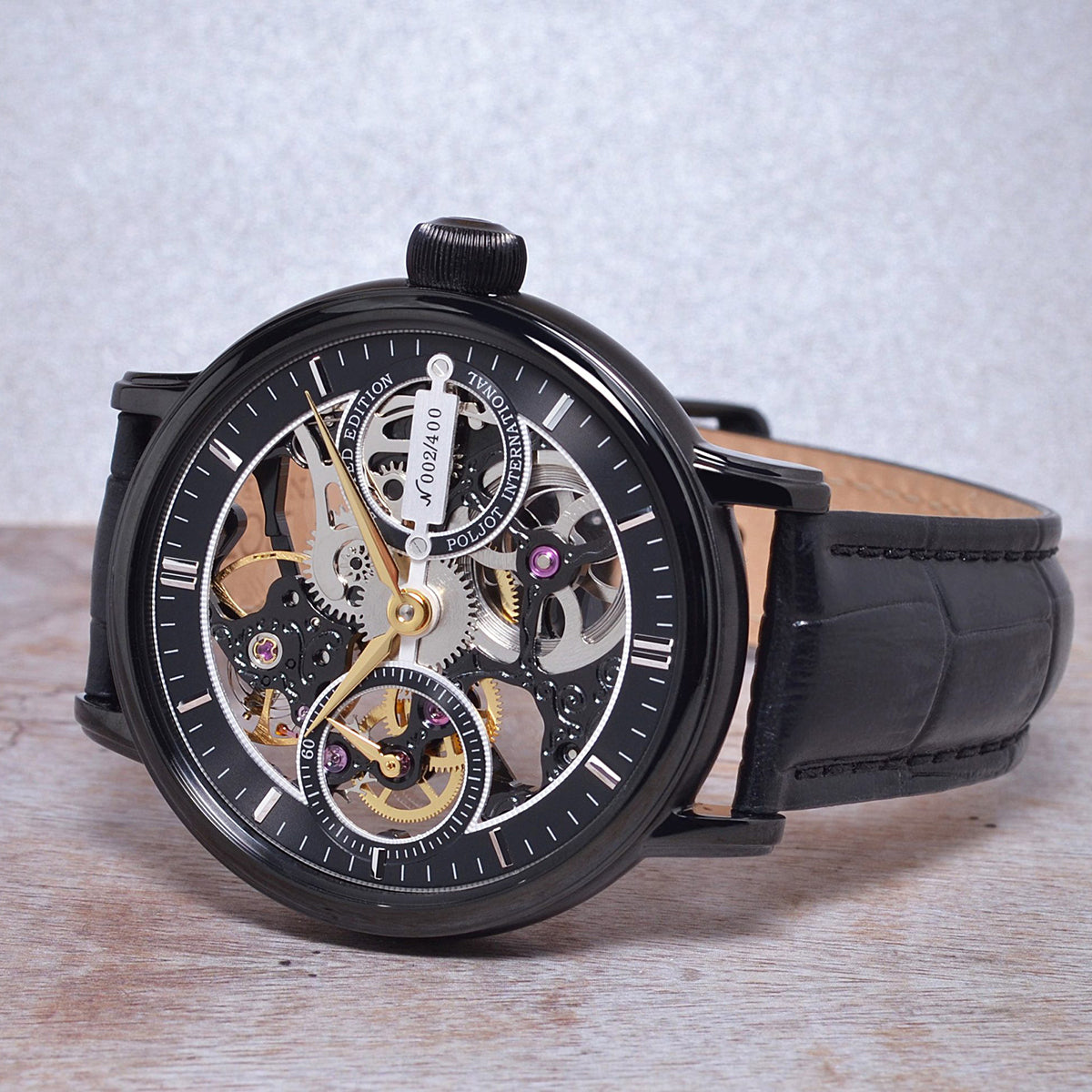 POLJOT INTERNATIONAL Skeleton Nicolai II 9211.1940216 - Red Army Watches