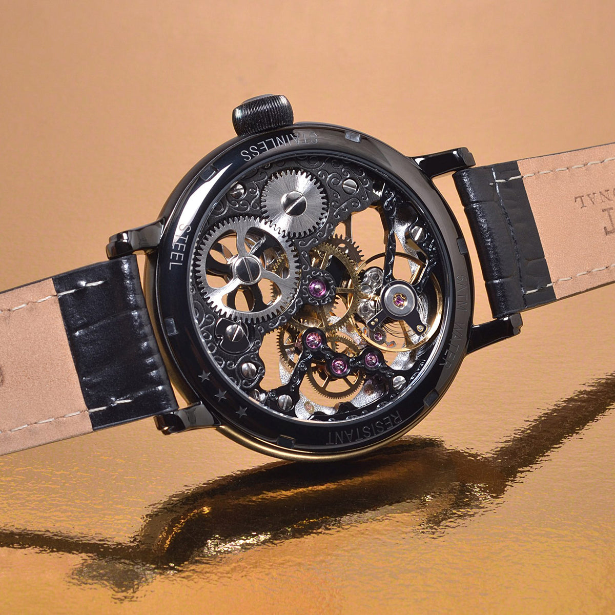 POLJOT INTERNATIONAL Skeleton Nicolai II 9211.1940216 - Red Army Watches