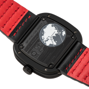 SEVENFRIDAY P3C/06 RACER III WITH LEATHER STRAP - Red Army Watches