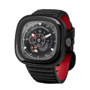 SEVENFRIDAY P3C/06 RACER III WITH LEATHER STRAP - Red Army Watches